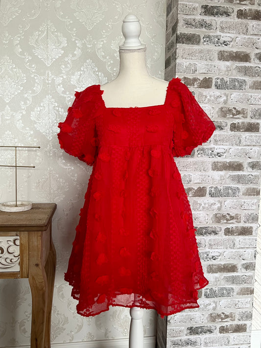 Holiday Red Mini Dress