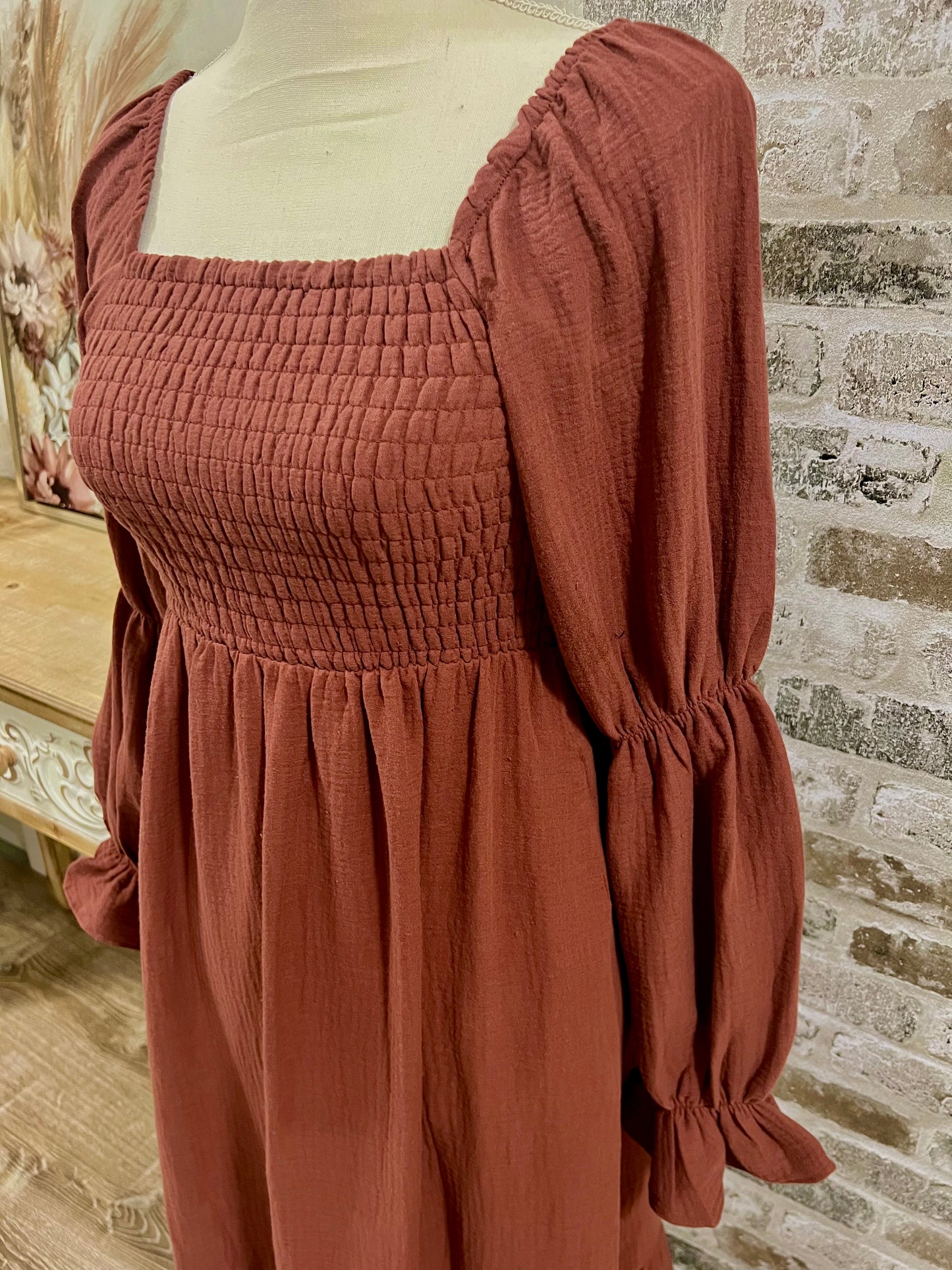 Rust Maxi Dress